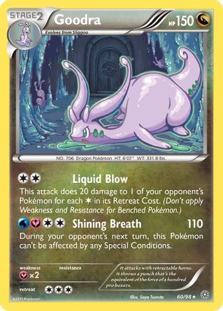 Goodra 060/98 - Reverse Holofoil XY Ancient Origins - Holo Rare
