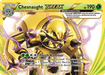 Chesnaught BREAK 012/162 - Holofoil XY BREAKthrough - Ultra Rare