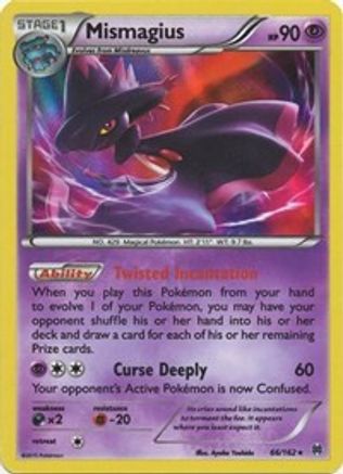 Mismagius 066/162 - Holofoil XY BREAKthrough - Holo Rare