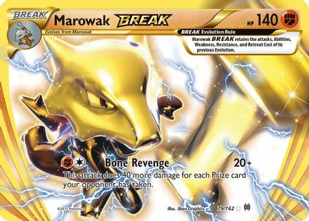 Marowak BREAK 079/162 - Holofoil XY BREAKthrough - Rare BREAK