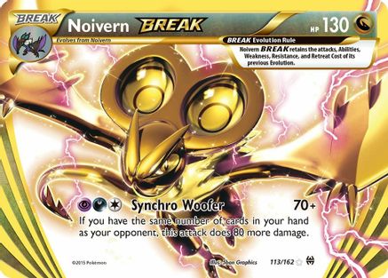 Noivern BREAK 113/162 - Holofoil XY BREAKthrough - Rare BREAK