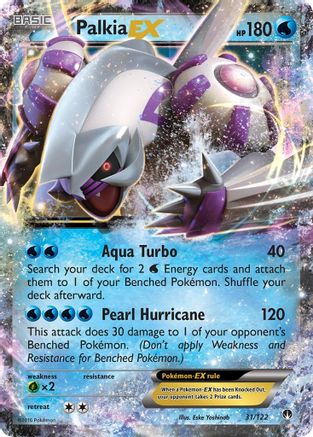 Palkia EX 031/122 - Holofoil XY BREAKpoint - Ultra Rare