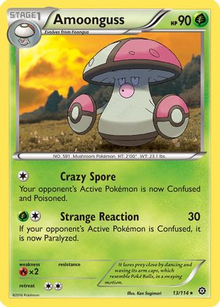 Amoonguss 013/114 XY Steam Siege - Rare