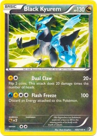 Black Kyurem 100/149 - Holofoil Deck Exclusives - Holo Rare