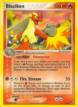 Blaziken 003 EX Battle Stadium - Rare