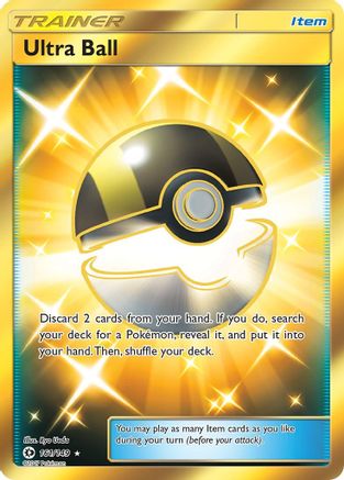 Ultra Ball (Secret) 161/149 - Holofoil SM Base Set - Secret Rare