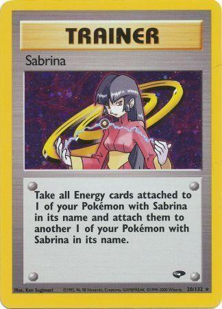 Sabrina (20) 020/132 - Unlimited Holofoil Gym Challenge - Holo Rare