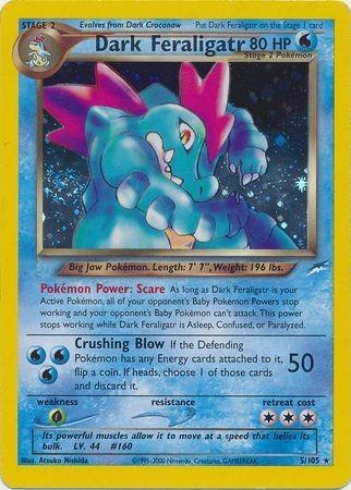 Dark Feraligatr 005 - Unlimited Holofoil Neo Destiny - Holo Rare