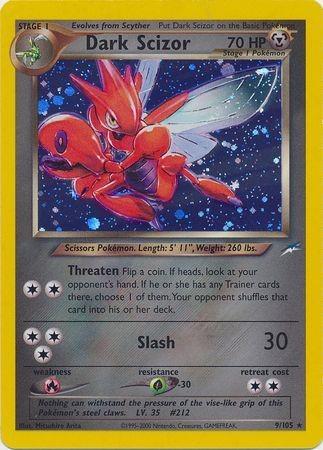 Dark Scizor 009 - Unlimited Holofoil Neo Destiny - Holo Rare