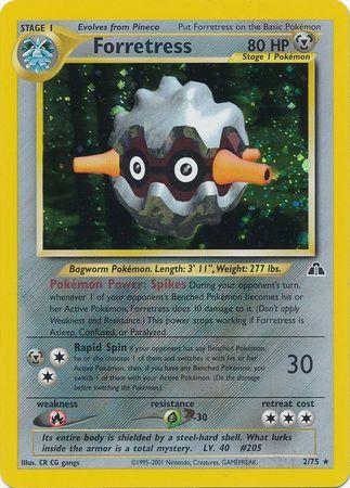 Forretress (2) 002/75 - Unlimited Holofoil Neo Discovery - Holo Rare