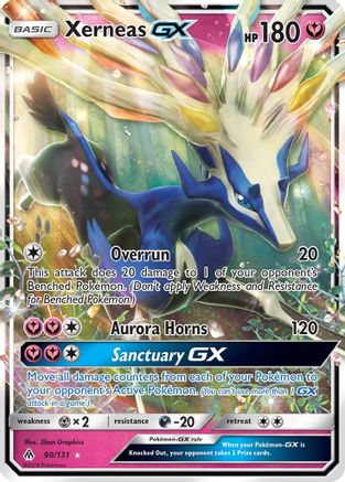 Xerneas GX 090/131 - Holofoil SM Forbidden Light - Ultra Rare