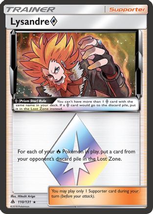 Lysandre Prism Star 110/131 - Holofoil SM Forbidden Light - Prism Rare