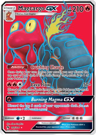 Magcargo GX (Full Art) 198 - Holofoil SM Lost Thunder - Ultra Rare