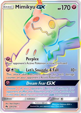Mimikyu GX (Secret) 226 - Holofoil SM Lost Thunder - Secret Rare