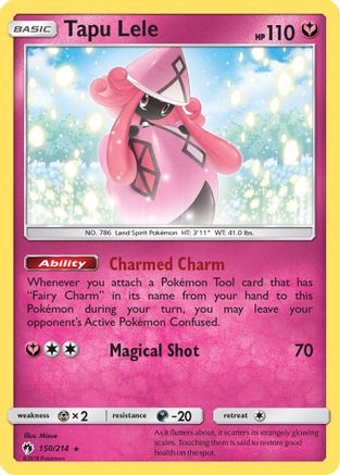 Tapu Lele 150 - Holofoil SM Lost Thunder - Holo Rare