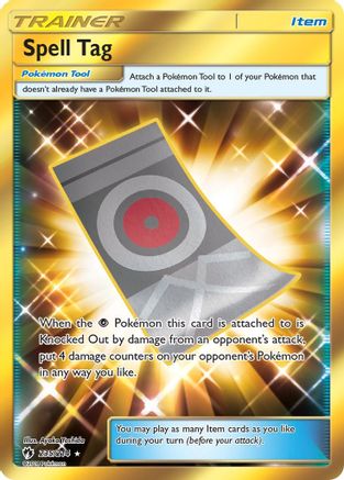 Spell Tag (Secret) 235 - Holofoil SM Lost Thunder - Secret Rare