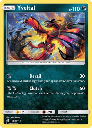 Yveltal 095/181 - Holofoil SM Team Up - Holo Rare