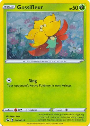 Gossifleur SWSH010 - Holofoil SWSH Sword & Shield Promo Cards - Promo
