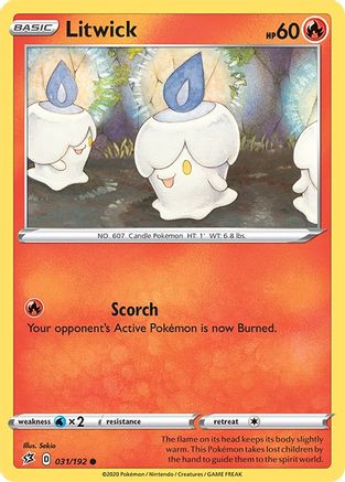 Litwick 031/192 SWSH02 Rebel Clash - Common