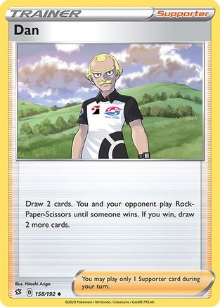 Dan 158/192 SWSH02 Rebel Clash - Uncommon