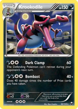 Krookodile 066/108 Deck Exclusives - Rare