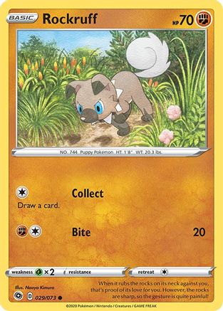 Rockruff 029/73 Champions Path - Common