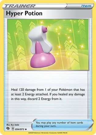Hyper Potion 054/73 - Reverse Holofoil Champions Path - Uncommon