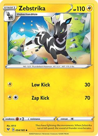 Zebstrika 054/185 SWSH04 Vivid Voltage - Uncommon