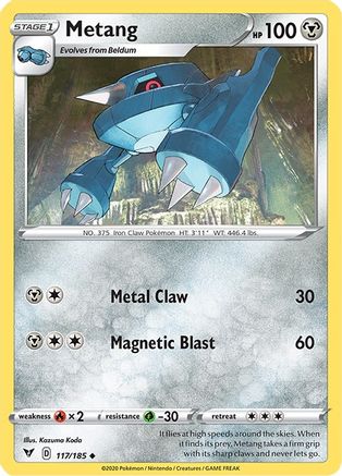Metang 117/185 SWSH04 Vivid Voltage - Uncommon