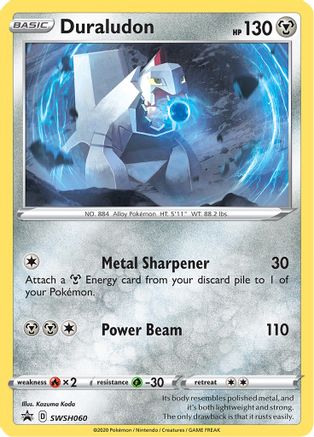Duraludon SWSH060 - Holofoil SWSH Sword & Shield Promo Cards - Promo