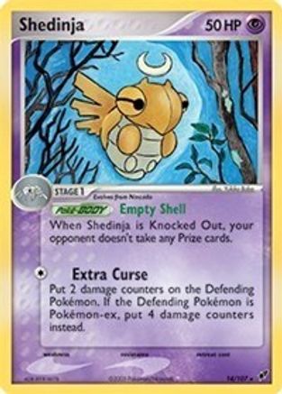 Shedinja 014/107 Deck Exclusives - Rare