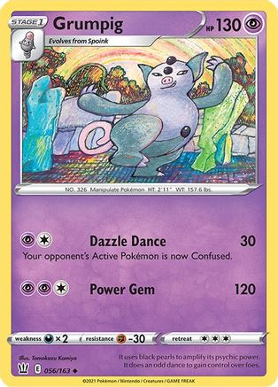 Grumpig 056/163 SWSH05 Battle Styles - Uncommon