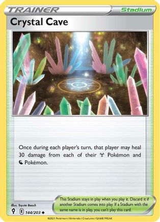 Crystal Cave 144/203 SWSH07 Evolving Skies - Uncommon