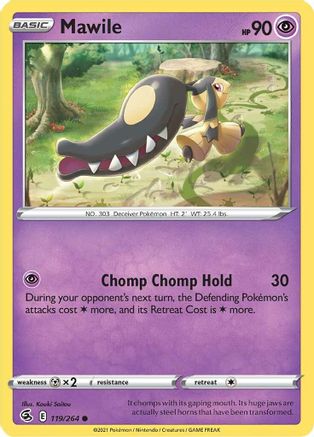 Mawile 119/264 SWSH08 Fusion Strike - Common