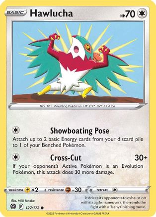 Hawlucha 127/172 SWSH09 Brilliant Stars - Common