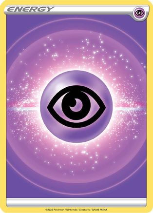 Psychic Energy (2022 Unnumbered) - Reverse Holofoil SWSH09 Brilliant Stars - Common