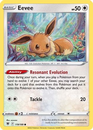 Eevee 119/189 SWSH10 Astral Radiance - Common