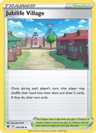 Jubilife Village 148/189 SWSH10 Astral Radiance - Uncommon