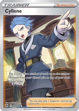 Cyllene (Full Art) 183/189 - Holofoil SWSH10 Astral Radiance - Ultra Rare