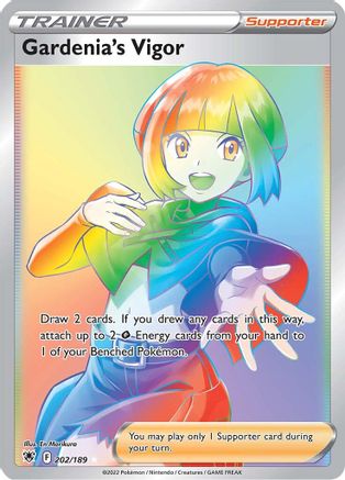 Gardenia's Vigor (Secret) 202/189 - Holofoil SWSH10 Astral Radiance - Secret Rare