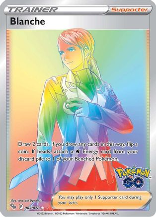 Blanche (Secret) 082/078 - Holofoil Pokemon GO - Secret Rare