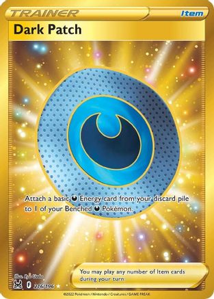 Dark Patch (Secret) 216/196 - Holofoil SWSH11 Lost Origin - Secret Rare