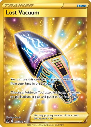 Lost Vacuum (Secret) 217/196 - Holofoil SWSH11 Lost Origin - Secret Rare