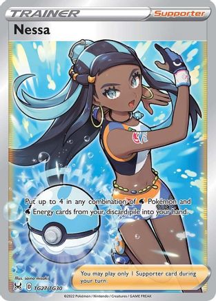 Nessa TG27/TG30 - Holofoil SWSH11 Lost Origin Trainer Gallery - Ultra Rare