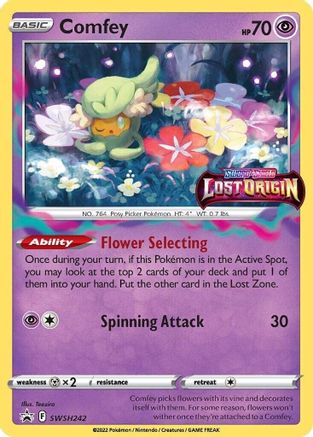 Comfey SWSH242 - Holofoil SWSH Sword & Shield Promo Cards - Promo