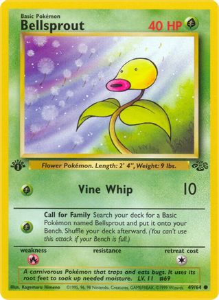 Bellsprout 049/64 - 1st Edition Jungle - Common