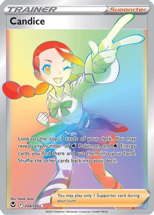 Candice (Secret) 204/195 - Holofoil SWSH12 Silver Tempest - Secret Rare