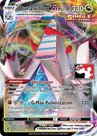Duraludon VMAX 123 - Holofoil Prize Pack Series Cards - Ultra Rare