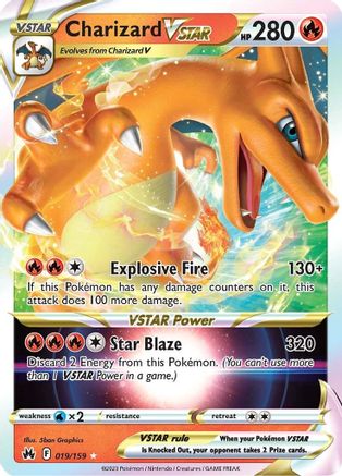 Charizard VSTAR 019/159 - Holofoil Crown Zenith - Ultra Rare