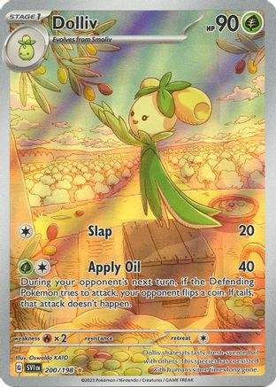 Dolliv 200/198 - Holofoil SV01 Scarlet & Violet Base Set - Illustration Rare